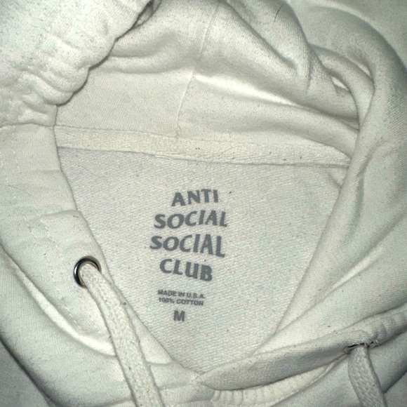 Authentic Anti Social Club Kkoch Hoodie (White) - Picture 5 of 5